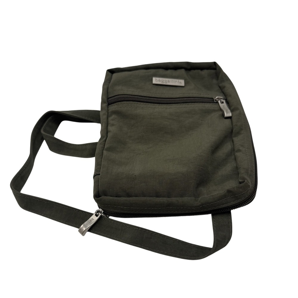 Baggallini Green‎ Nylon Adjustable Crossbody/Belt Bag Purse
